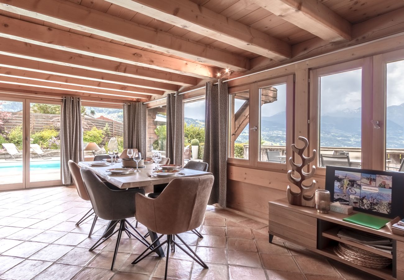 Chalet à Saint-Gervais-les-Bains - Chalet Hygge - Piscine - Calme