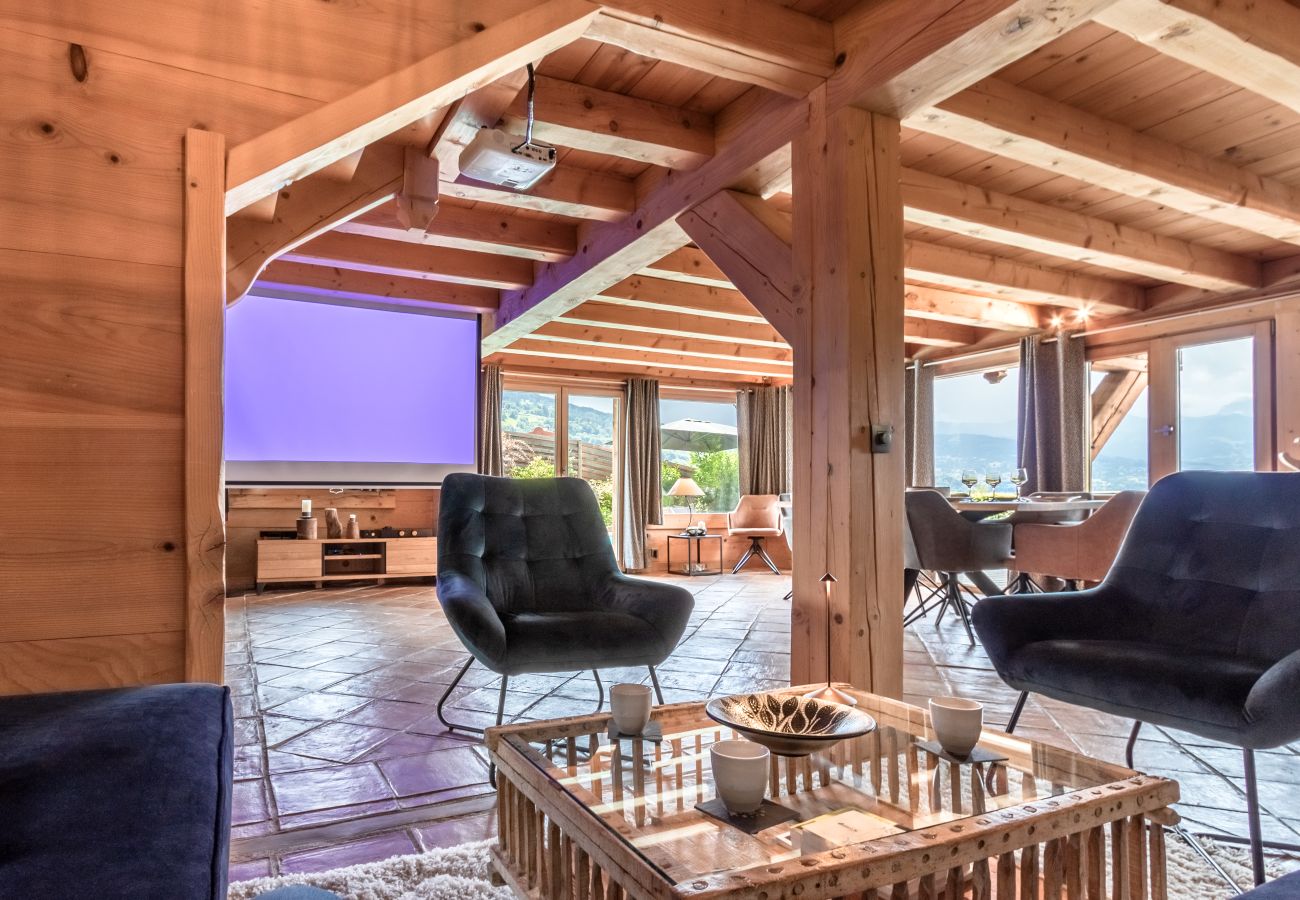 Chalet à Saint-Gervais-les-Bains - Chalet Hygge - Piscine - Calme