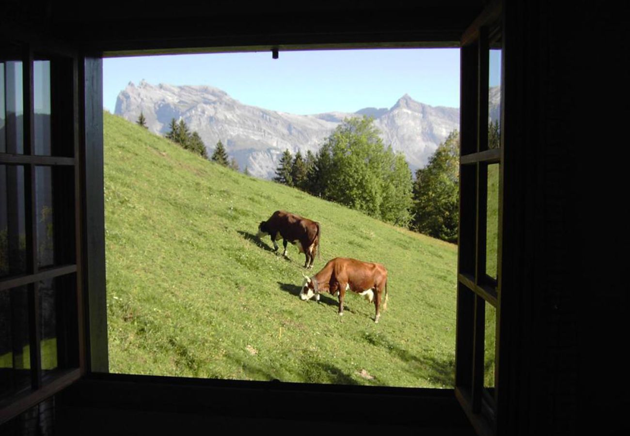 Chalet à Saint-Gervais-les-Bains - Chalet Marie Paradis - 170 m2 - Balcon avec vue