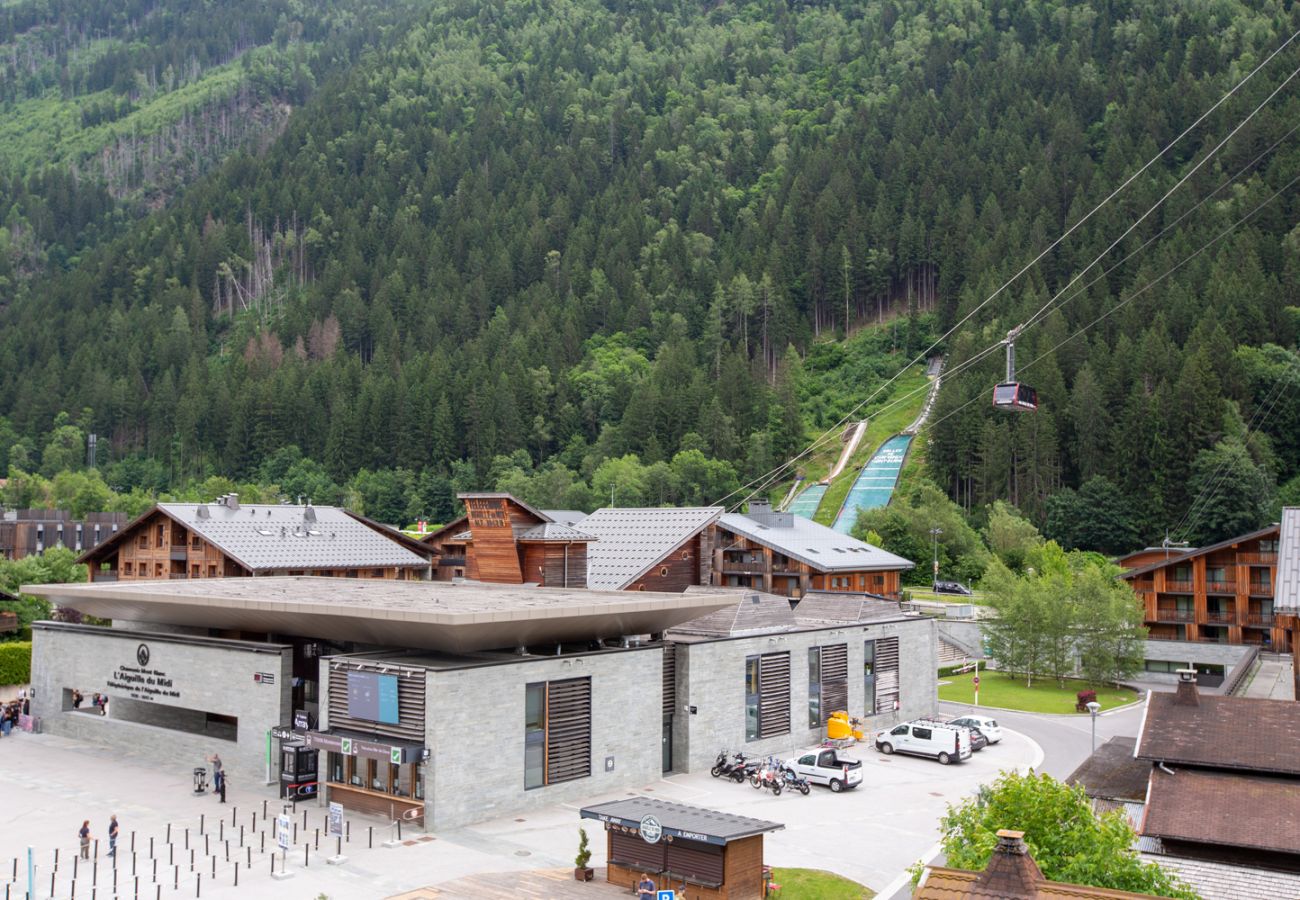 Appartement à Chamonix-Mont-Blanc - Les Barrats - Duplex - Central - Vue Mont-Blanc