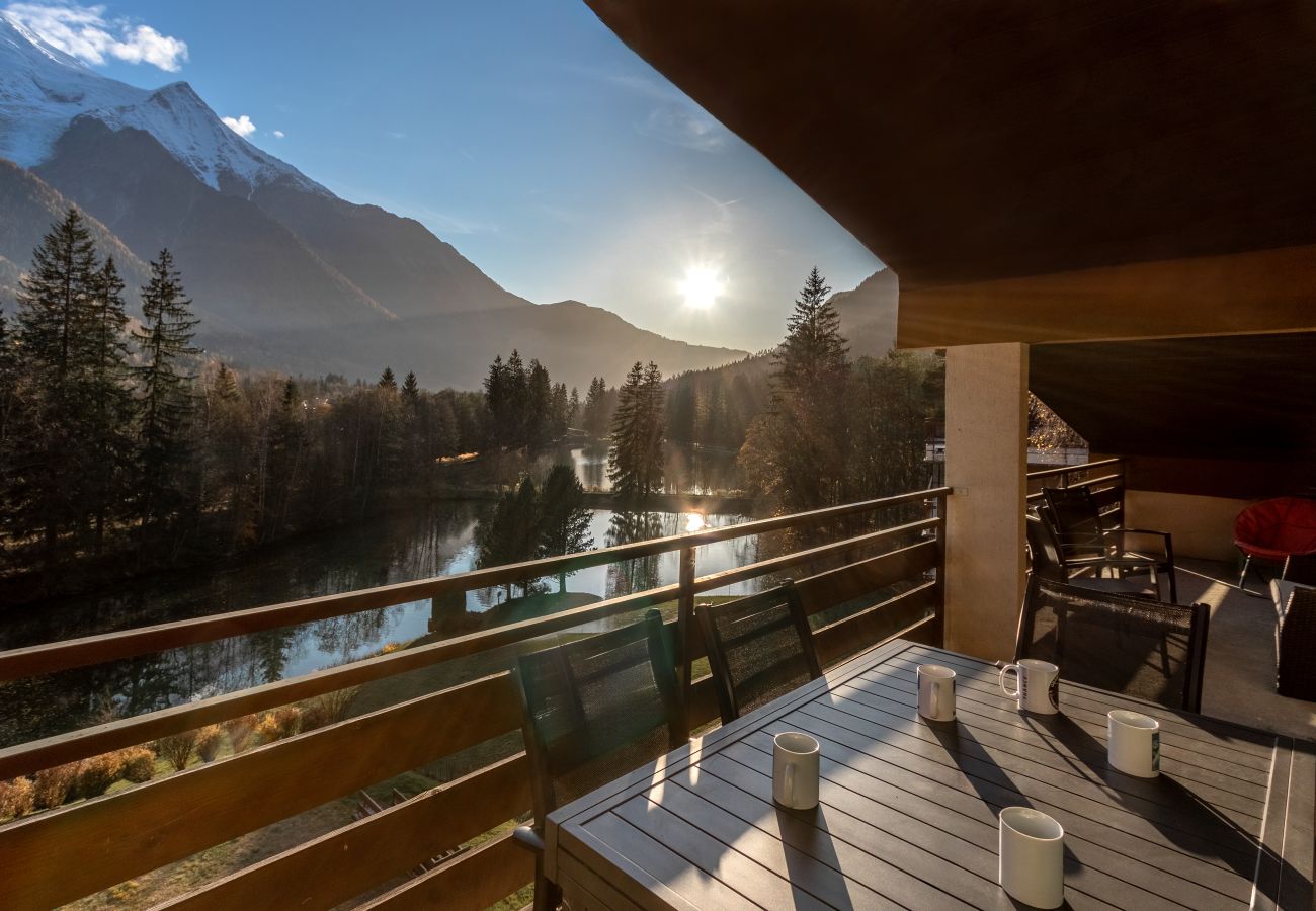 Appartement à Chamonix-Mont-Blanc - Cristal des Glaces - Balcon avec vue imprenable