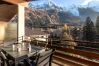 Appartement à Chamonix-Mont-Blanc - Cristal des Glaces - Balcon avec vue imprenable