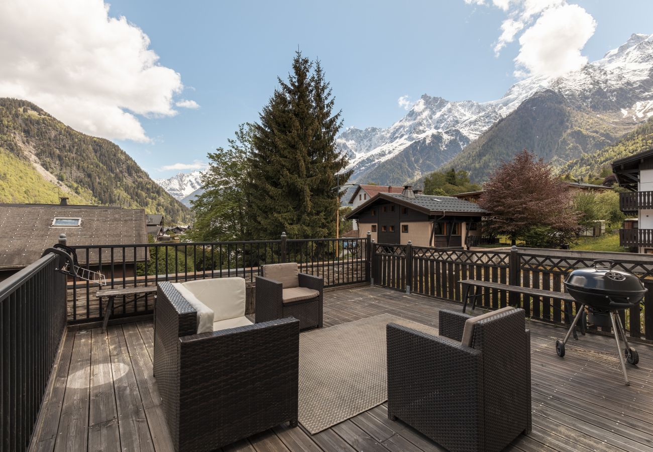 Appartement à Les Houches - La Terrasse- Panoramique- Familial-Près des pistes
