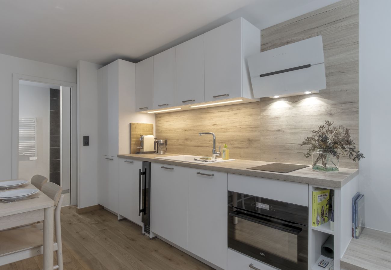 Appartement à Les Houches - Studio Kayla - Espace bien-être, Piscine