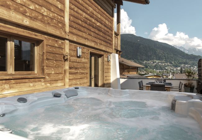 Chalet à Passy - Chalet Alpea - Jacuzzi -Vue montagne -Neuf