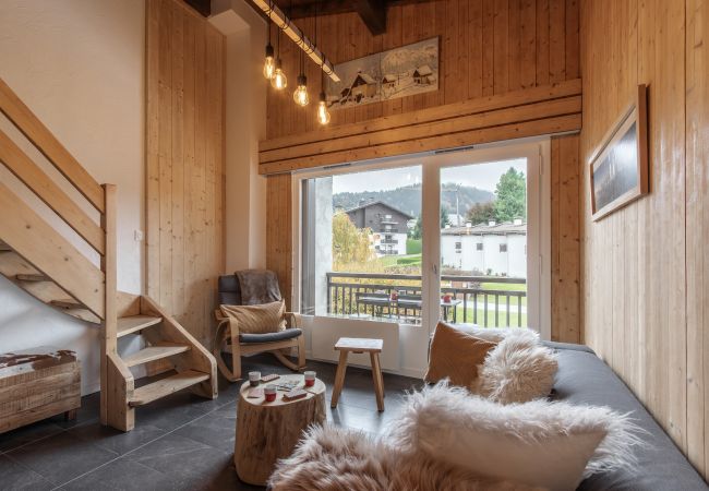 Appartement à Sallanches - Les Chaumes - T3 moderne piscine