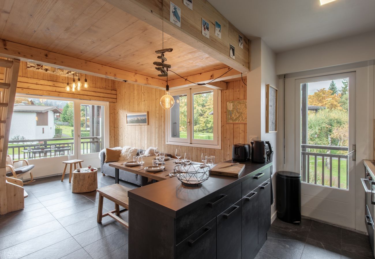 Appartement à Sallanches - Les Chaumes - T3 moderne piscine