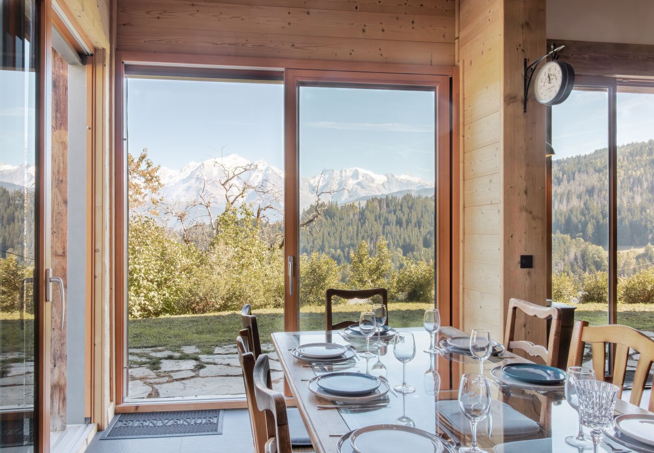 Appartement à Cordon - Appt Vincent - 200 m2 - Idéal famille - Vue Mont-B