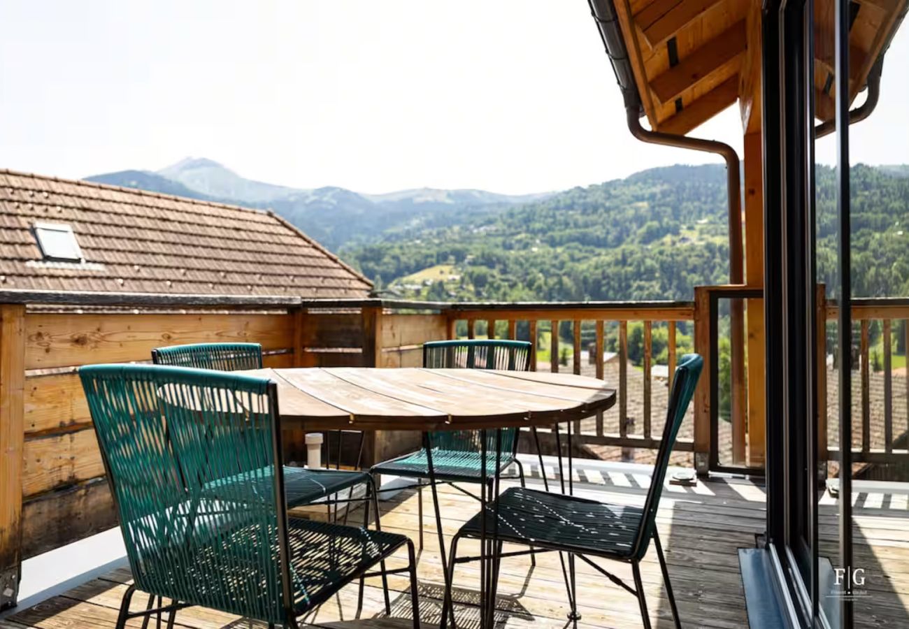 Appartement à Saint-Gervais-les-Bains - Grande Terrasse - Vue Mont Blanc