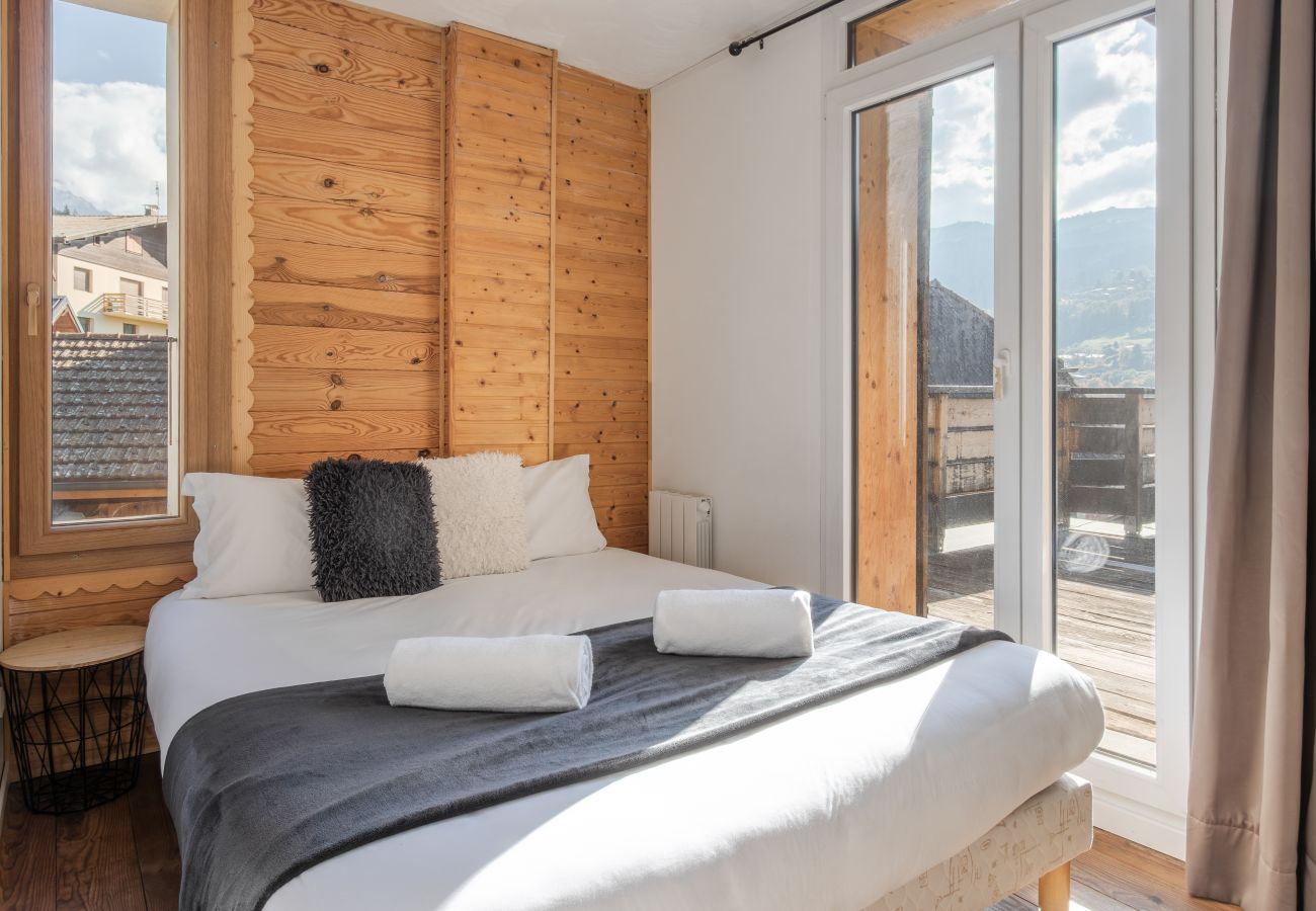 Appartement à Saint-Gervais-les-Bains - Au coin du feu - Vue chaine Mont Blanc