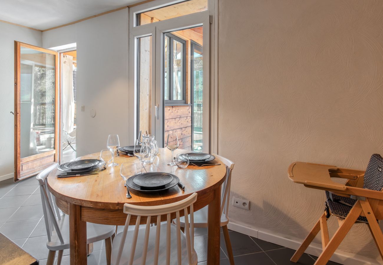 Appartement à Saint-Gervais-les-Bains - Au coin du feu - Vue chaine Mont Blanc