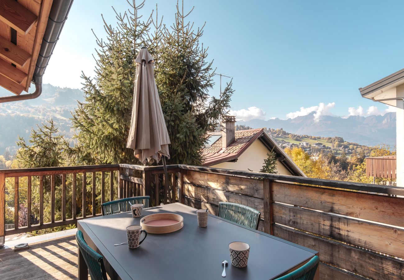 Appartement à Saint-Gervais-les-Bains - Au coin du feu - Vue chaine Mont Blanc