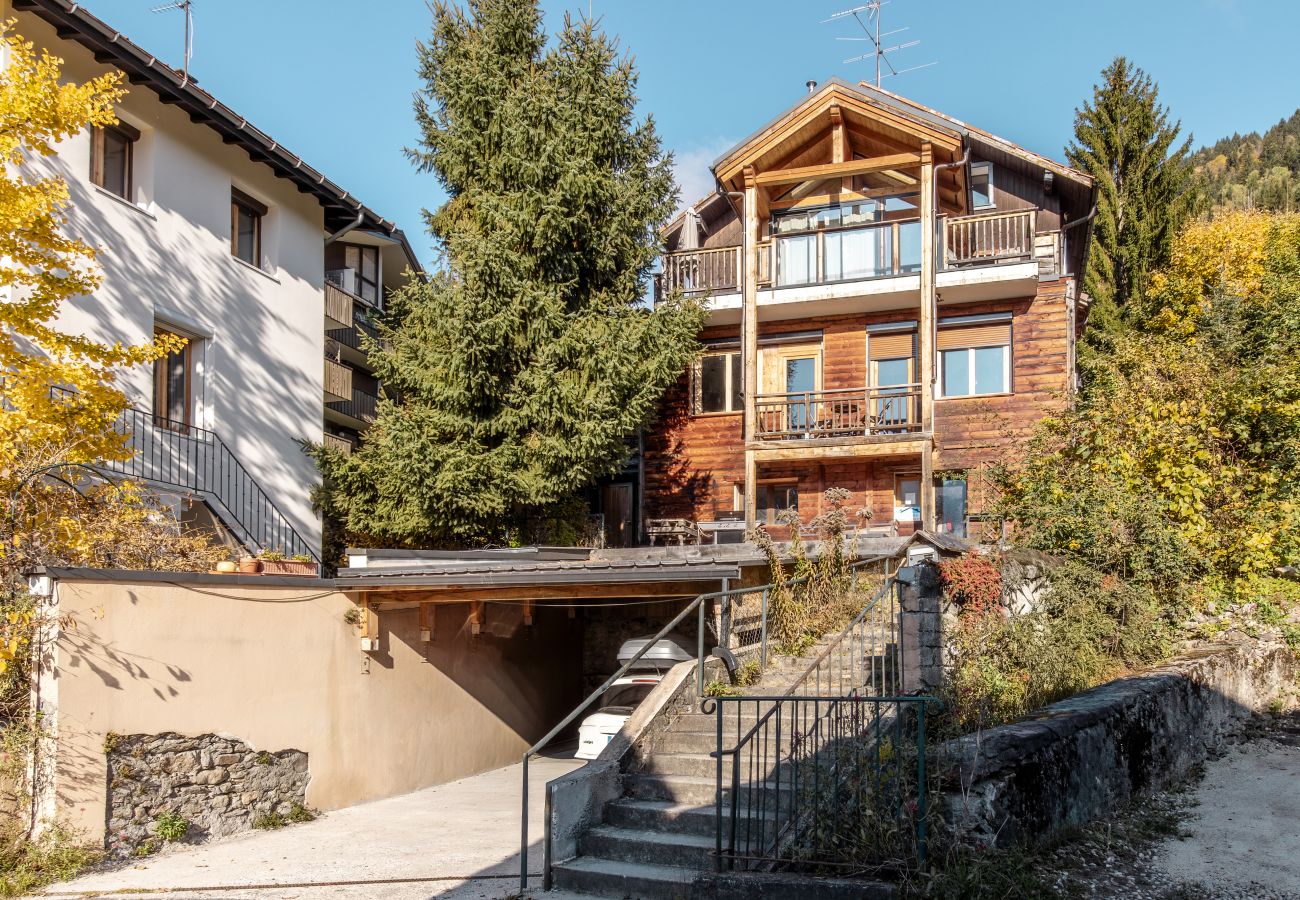 Appartement à Saint-Gervais-les-Bains - Au coin du feu - Vue chaine Mont Blanc