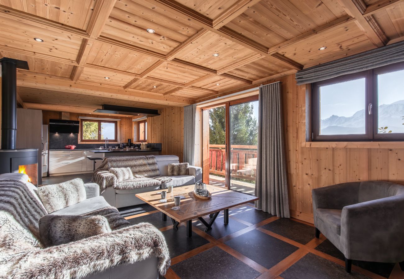 Chalet à Cordon - Chalet Mont Blanc - Départ ski -Vue exceptionnelle