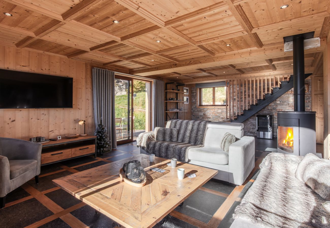 Chalet à Cordon - Chalet Mont Blanc - Départ ski -Vue exceptionnelle