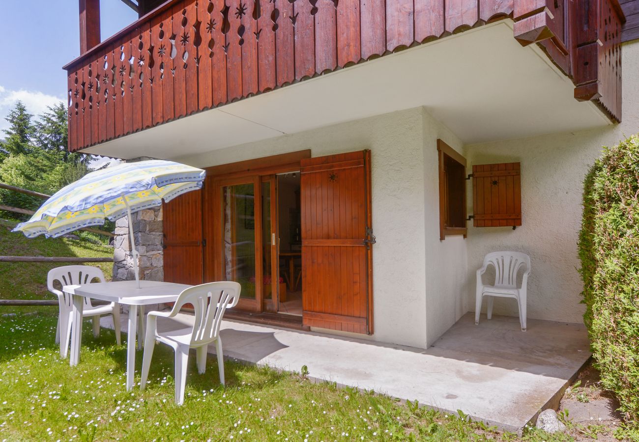 Appartement à Les Houches - Tête Rousse - Ski aux pieds - Piscine - Terrace
