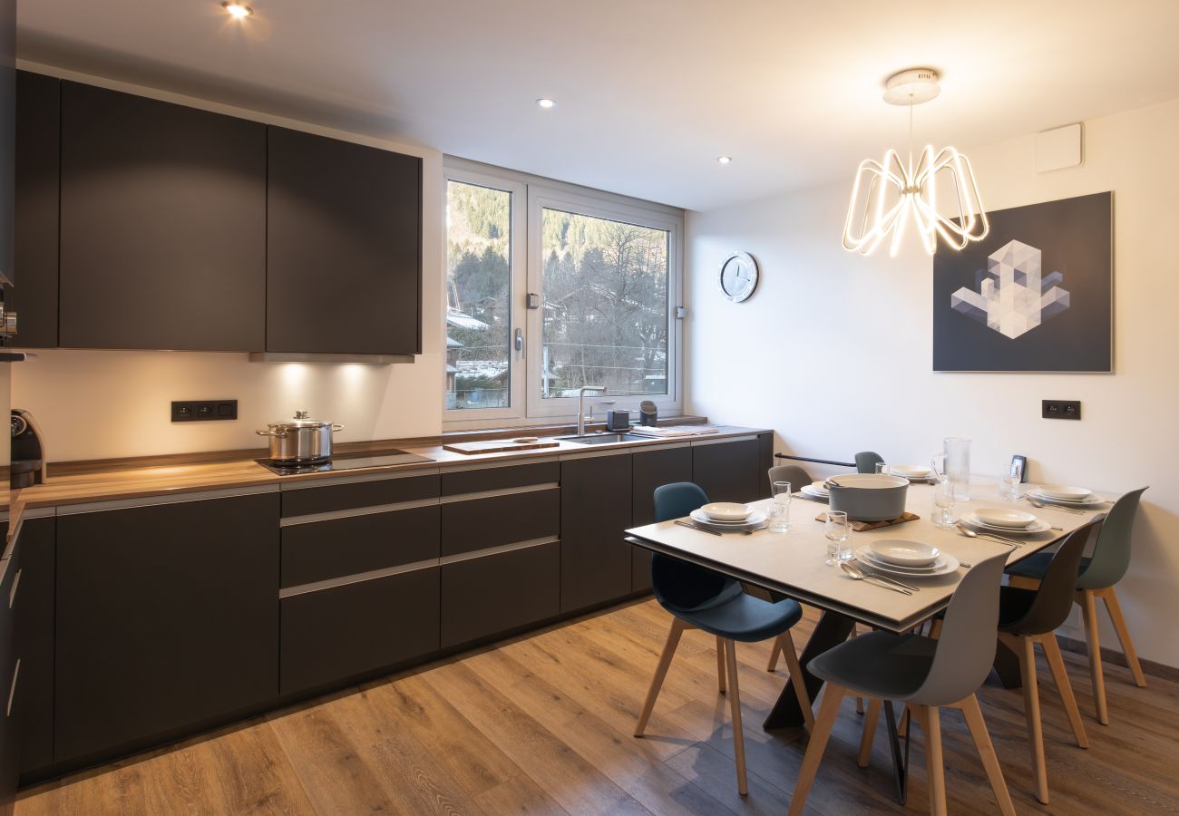 Appartement à Chamonix-Mont-Blanc - Quartz - Appt 4 étoiles vue Mont-Blanc - Centre