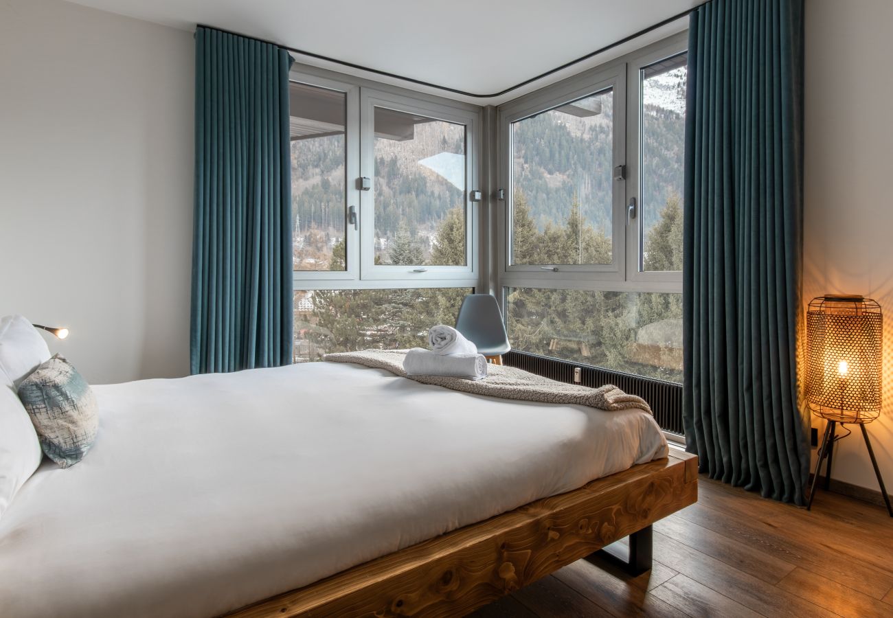 Appartement à Chamonix-Mont-Blanc - Quartz - Appt 4 étoiles vue Mont-Blanc - Centre