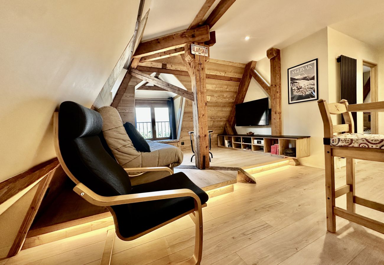 Appartement à Saint-Gervais-les-Bains - La Marquise - Rénové - Vue Aravis & proche thermes