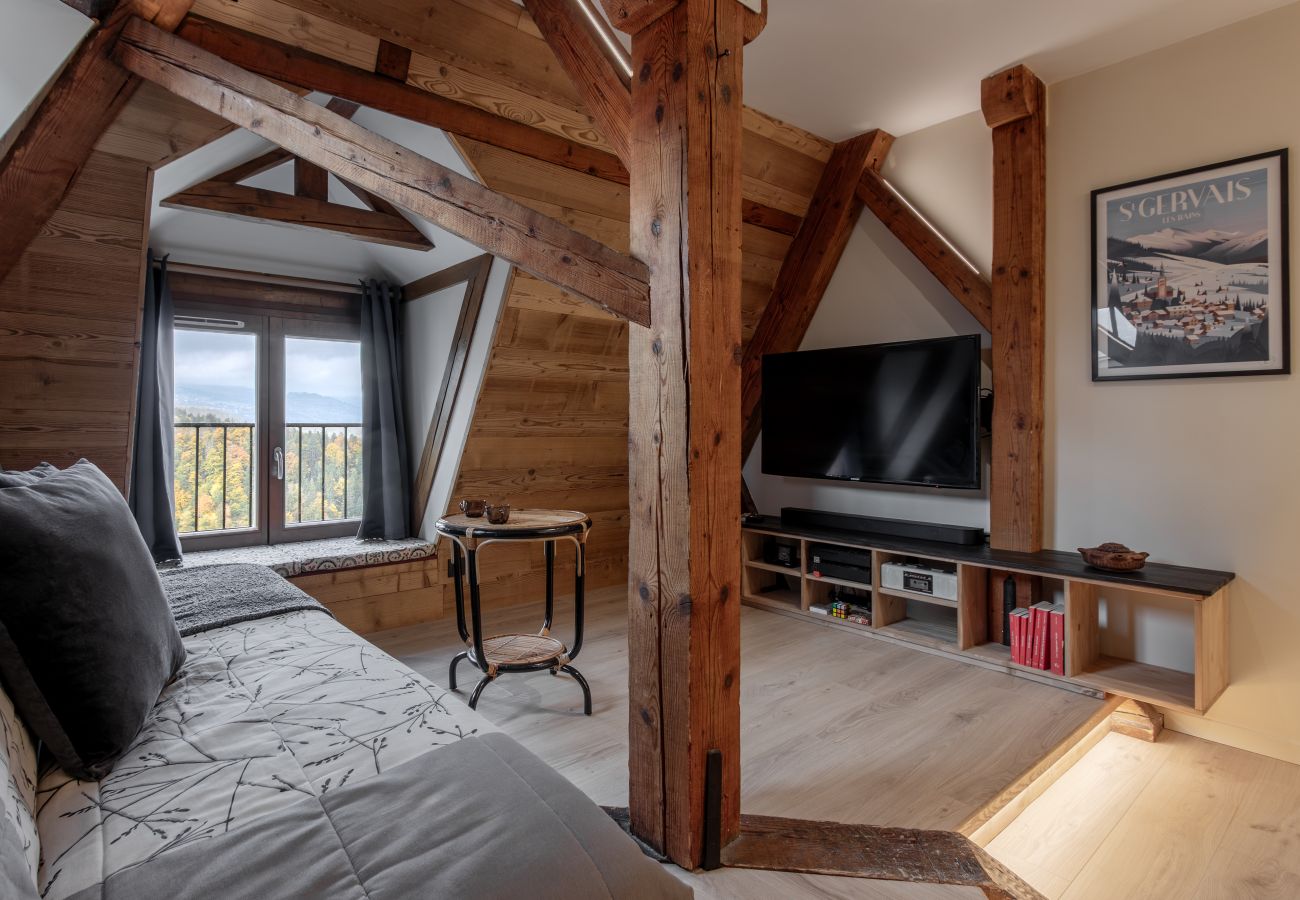 Appartement à Saint-Gervais-les-Bains - La Marquise - Rénové - Vue Aravis & proche thermes