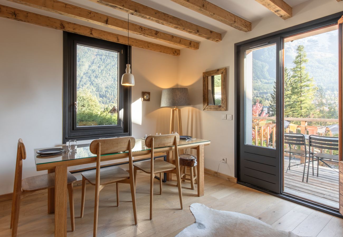 Chalet à Chamonix-Mont-Blanc - Le Refuge des Pècles - Vue Mont-Blanc - Central