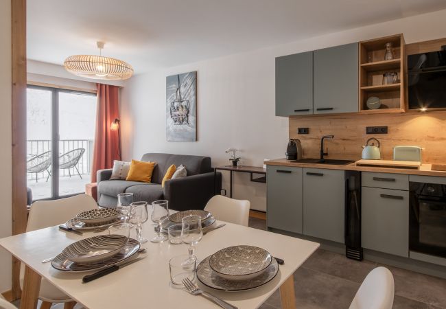 Appartement à Les Houches - Kandahar de kayla - Vue, SPA-  Remontées à 5 min