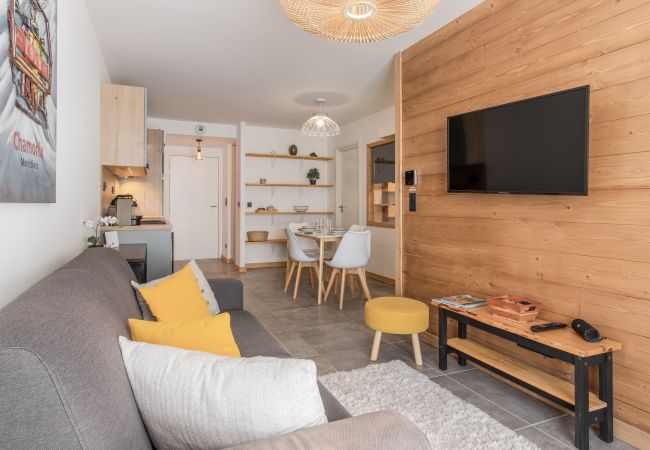 Appartement à Les Houches - Kandahar de kayla - Vue, SPA-  Remontées à 5 min