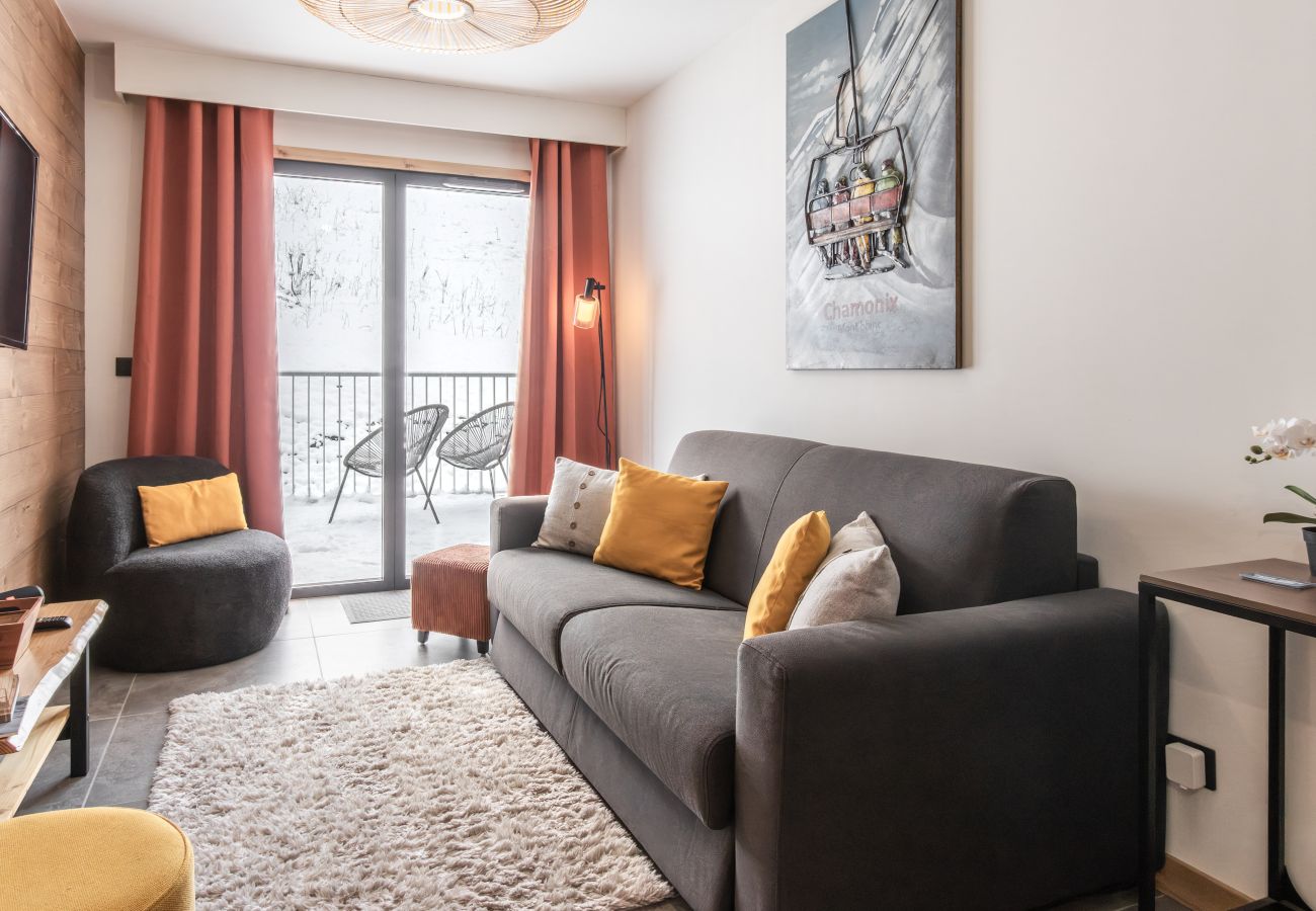 Appartement à Les Houches - Kandahar de kayla - Vue, SPA-  Remontées à 5 min