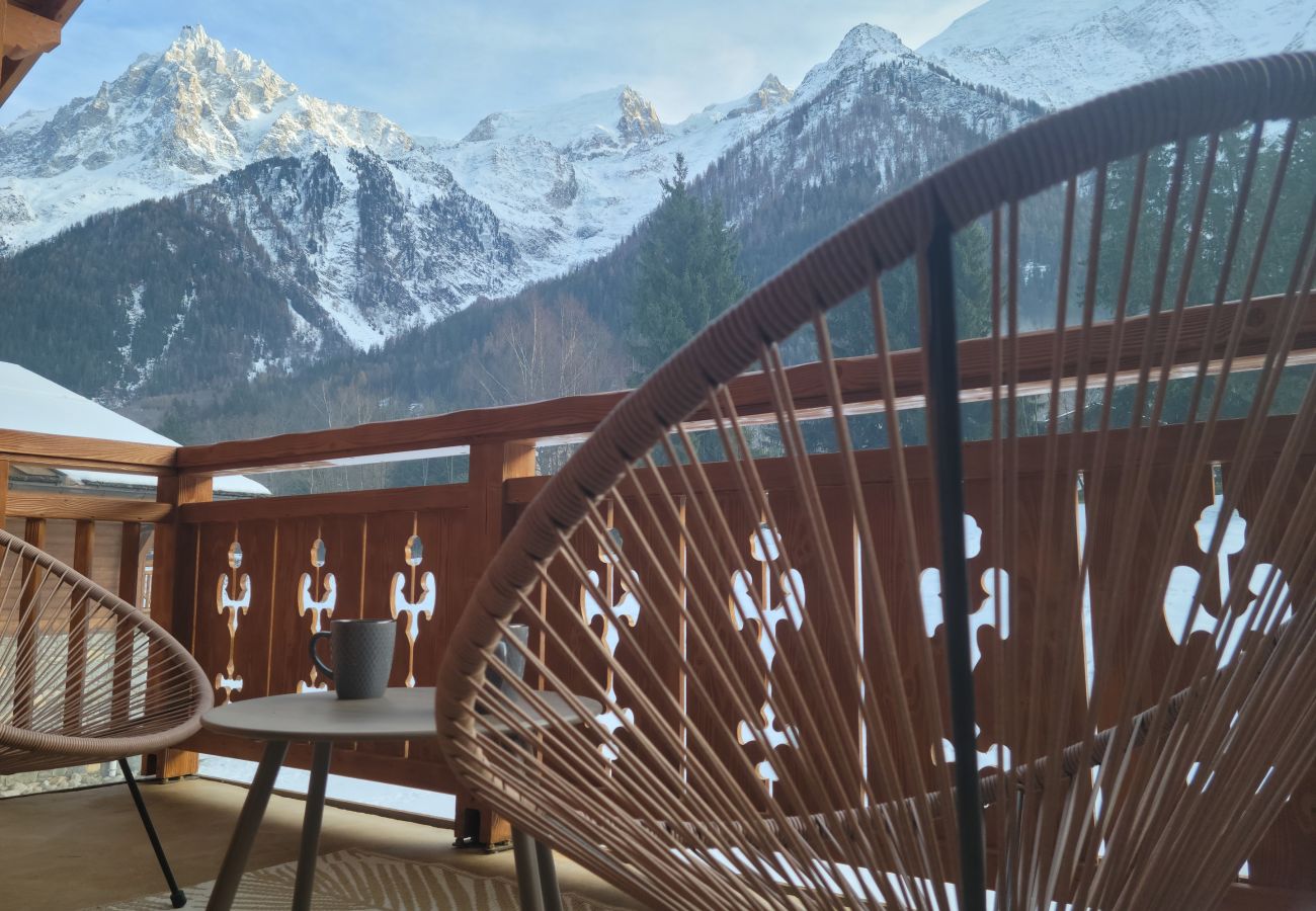 Appartement à Les Houches - Le Hameau des Glaciers – Ski & Vue Incroyable