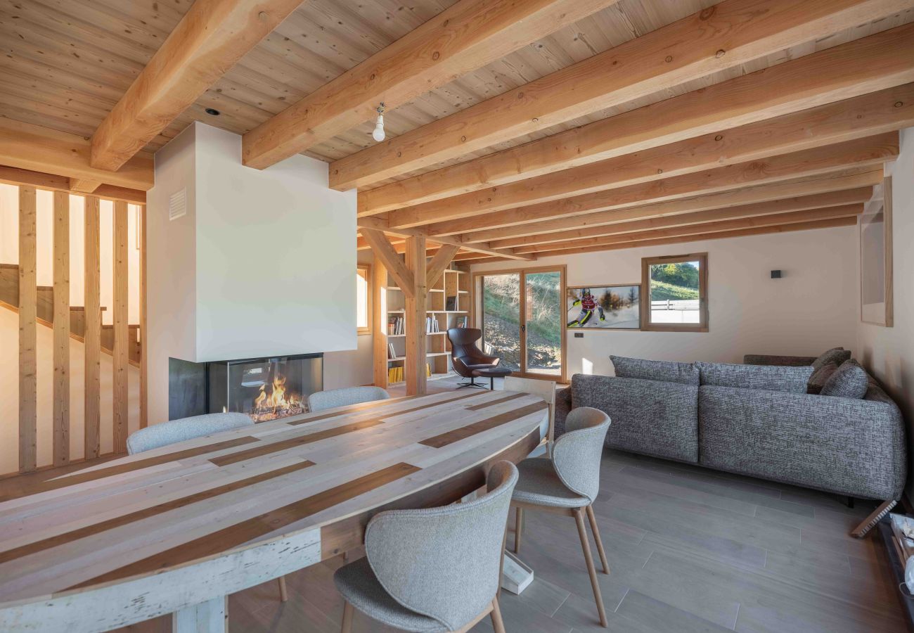 Chalet à Praz-sur-Arly - Chalet Le Chant des Étoiles – Famille, ski in/out