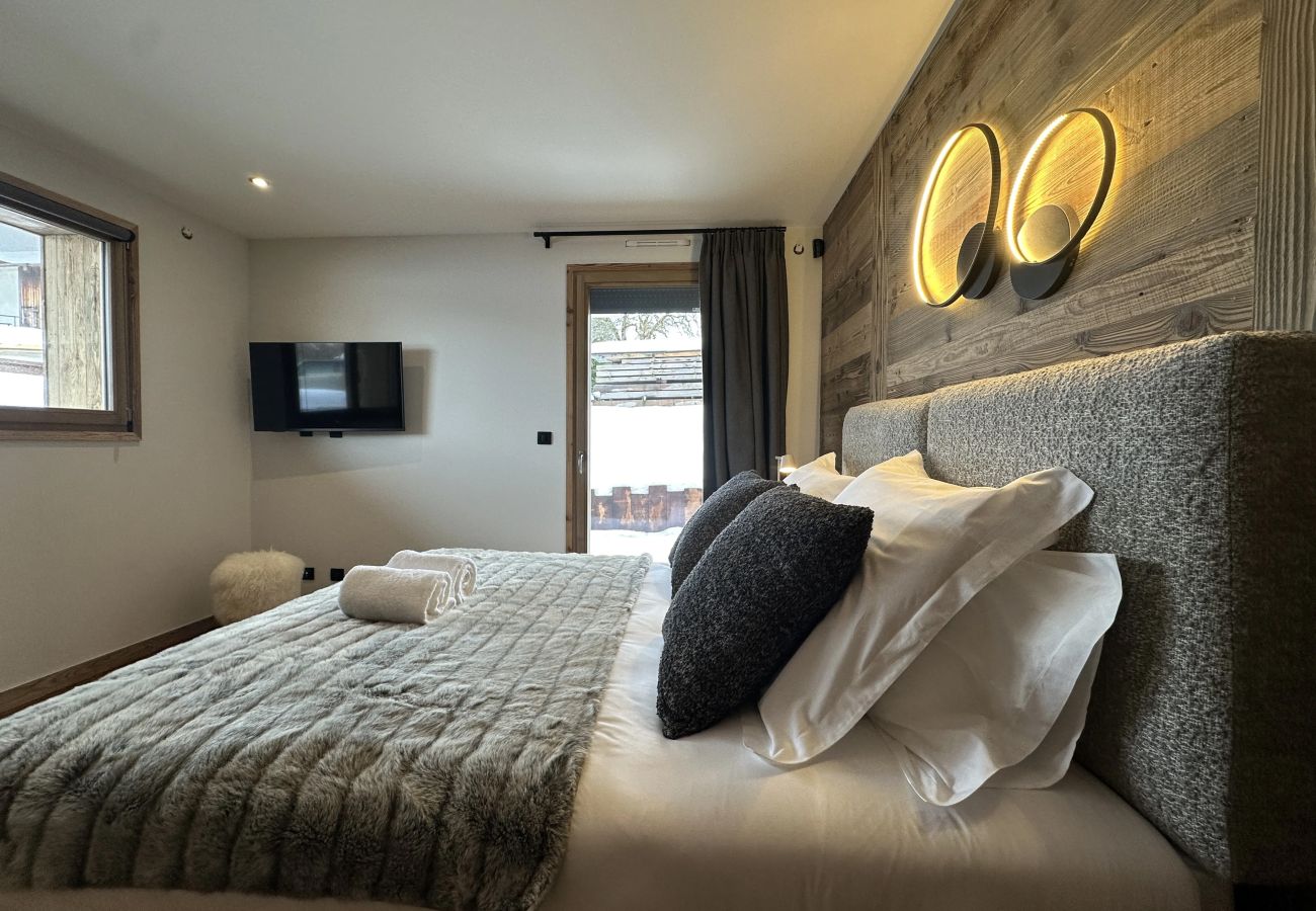 Chalet à Combloux - Chalet Suzan’e – Panorama Mont-Blanc & jacuzzi