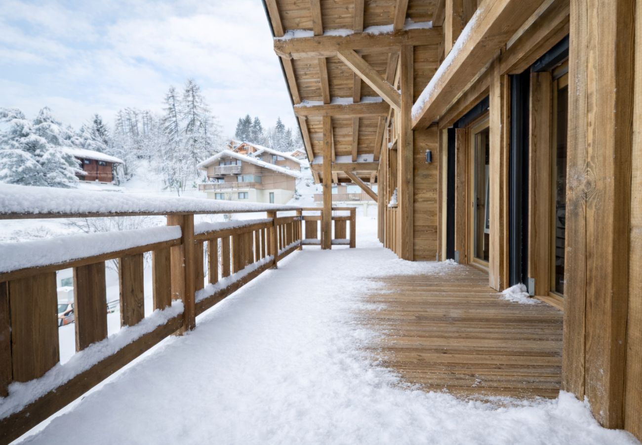 Chalet à Combloux - Chalet Suzan’e – Panorama Mont-Blanc & jacuzzi