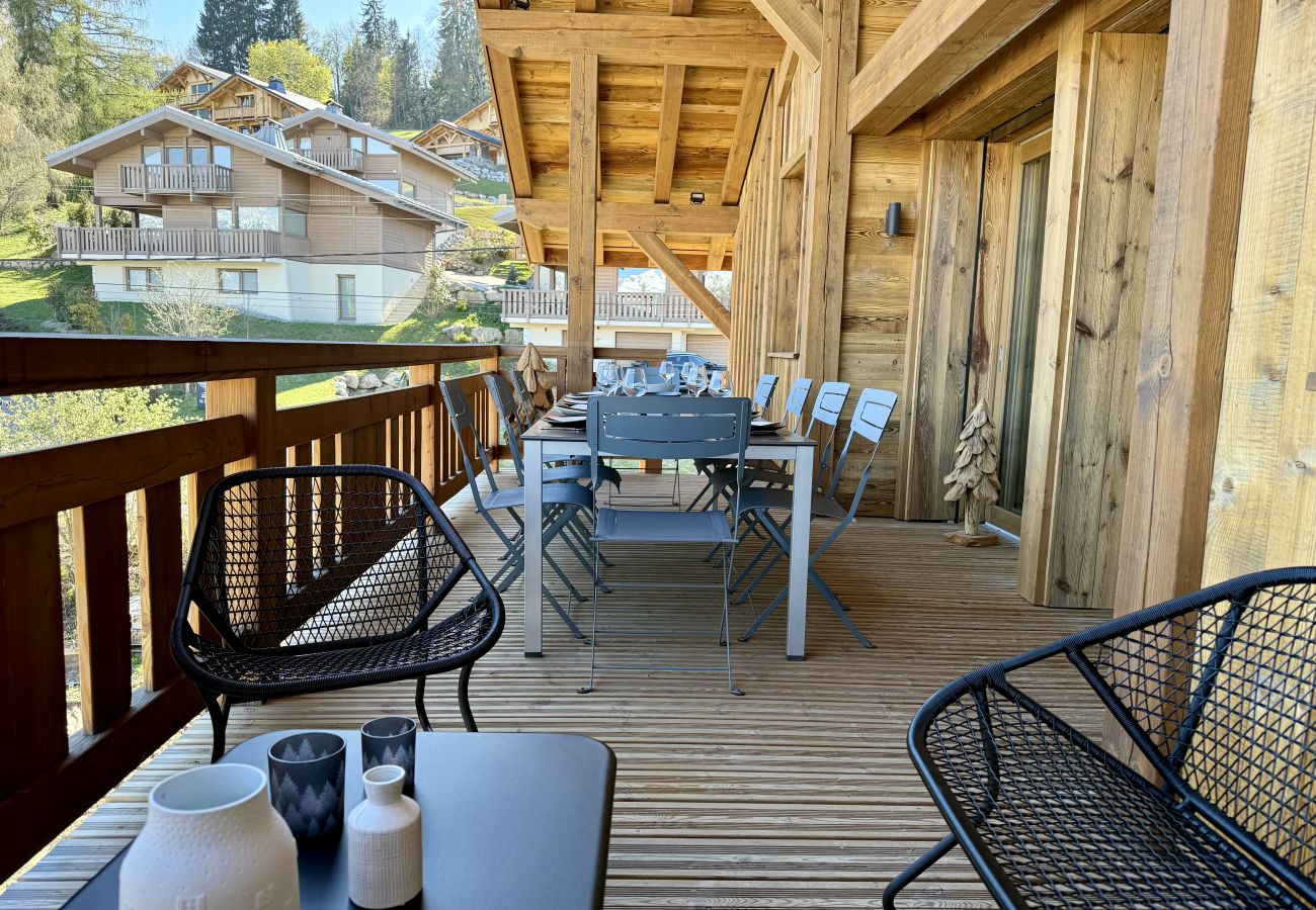 Chalet à Combloux - Chalet Suzane – Panorama Mont-Blanc & jacuzzi