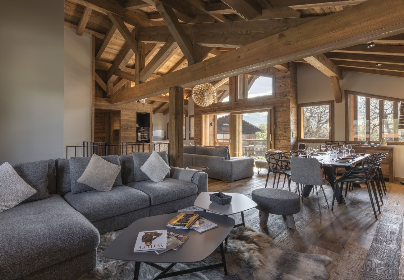 Chalet à Combloux - Chalet Suzane – Panorama Mont-Blanc & jacuzzi