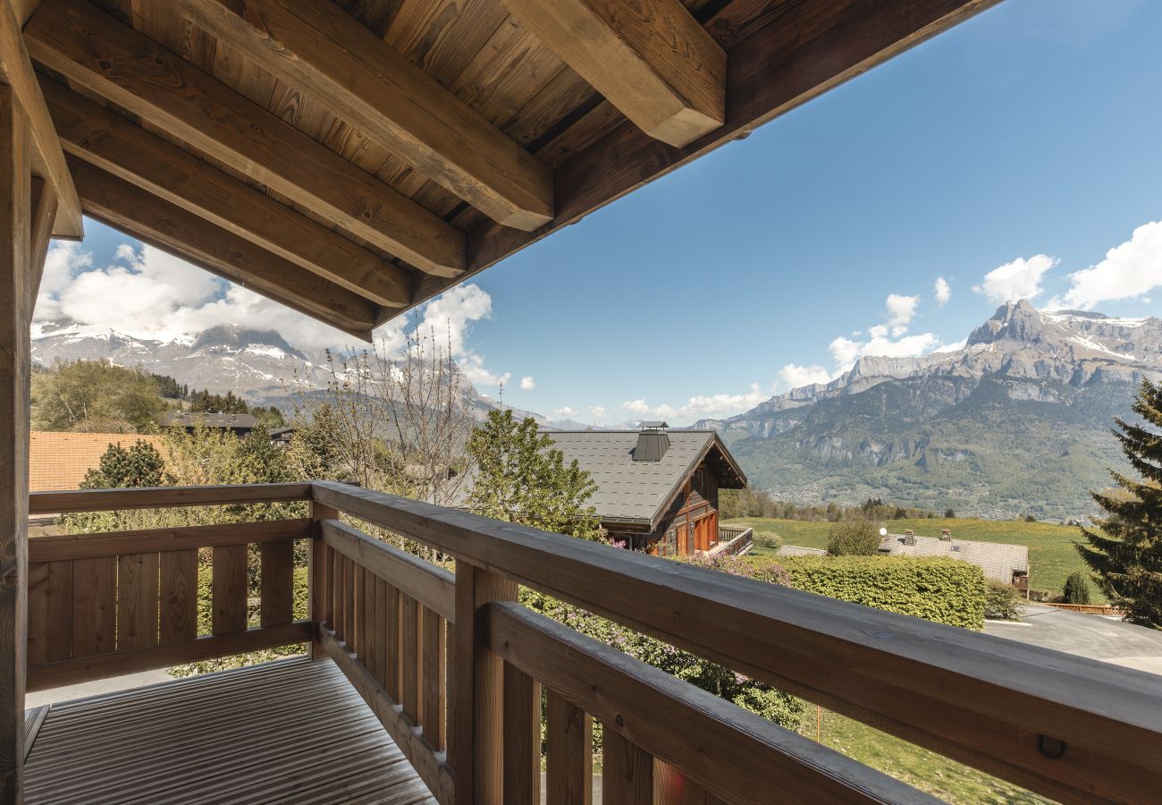 Chalet à Combloux - Chalet Suzane – Panorama Mont-Blanc & jacuzzi