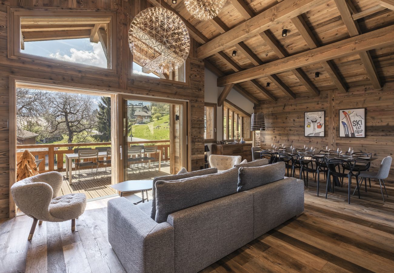 Chalet à Combloux - Chalet Suzane – Panorama Mont-Blanc & jacuzzi