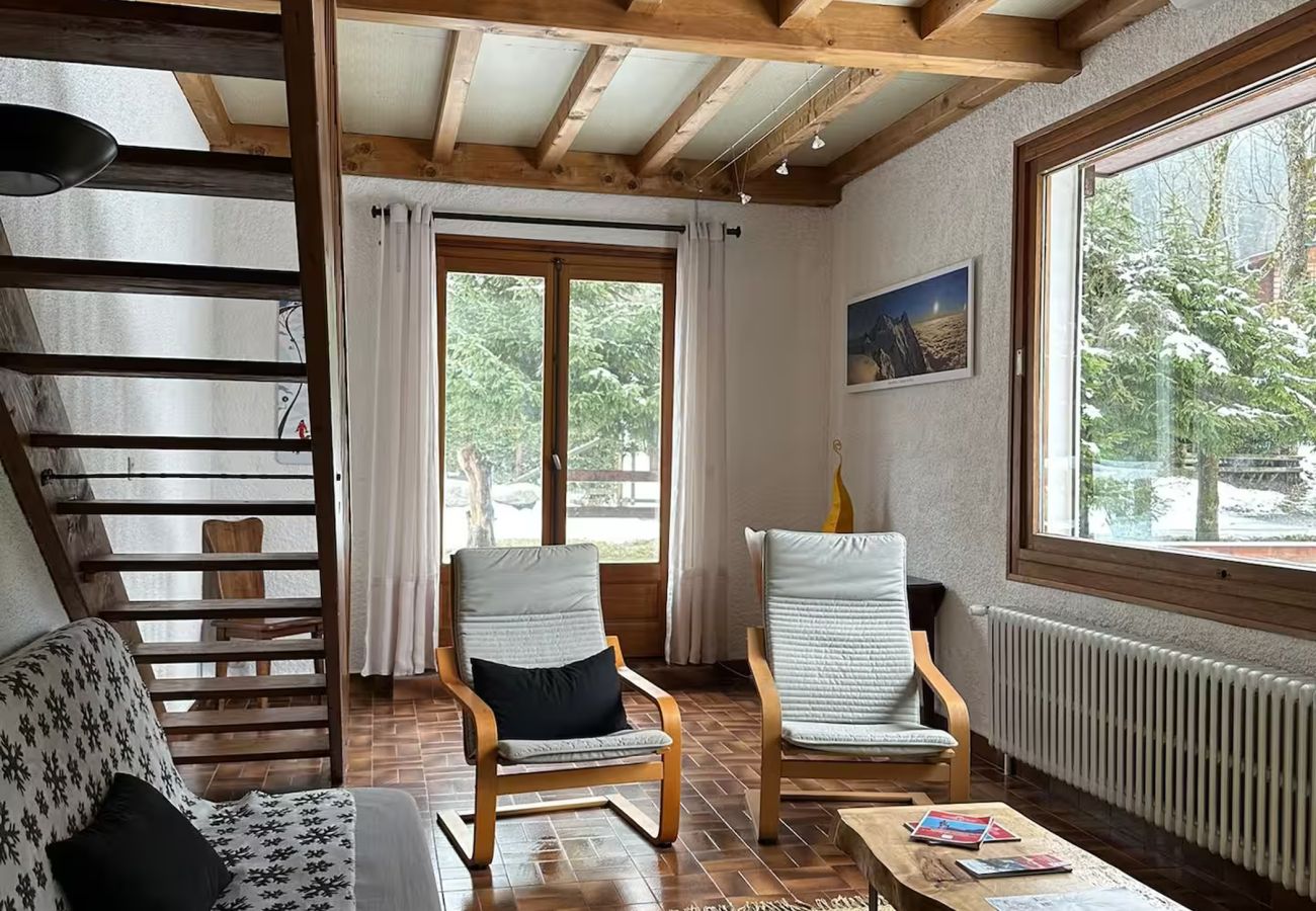 Appartement à Chamonix-Mont-Blanc - Les Carlines des Bossons – Jardin & Panorama