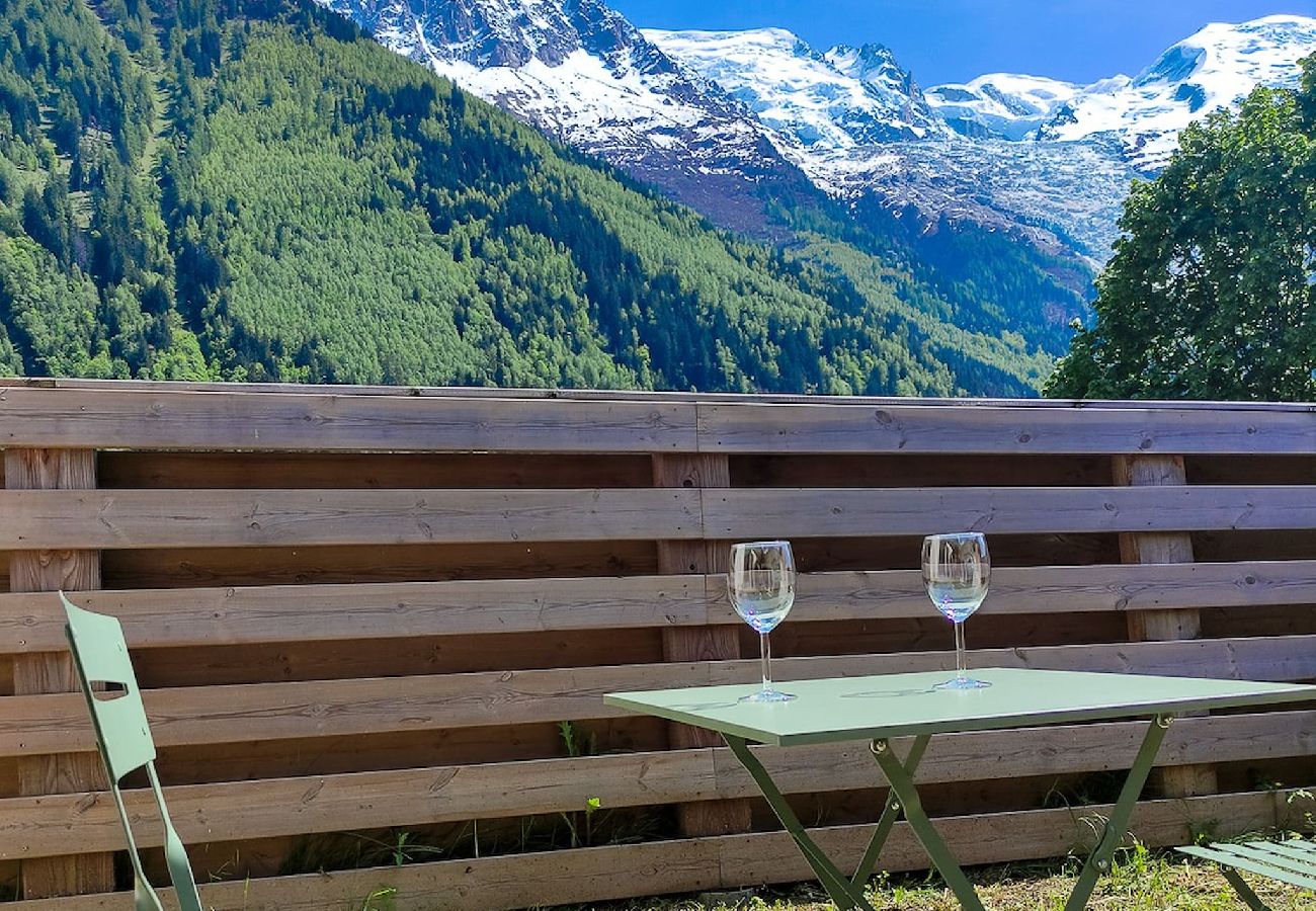 Apartamento em Chamonix-Mont-Blanc - Les Cimes du Mont-Blanc - Jardin avec vue