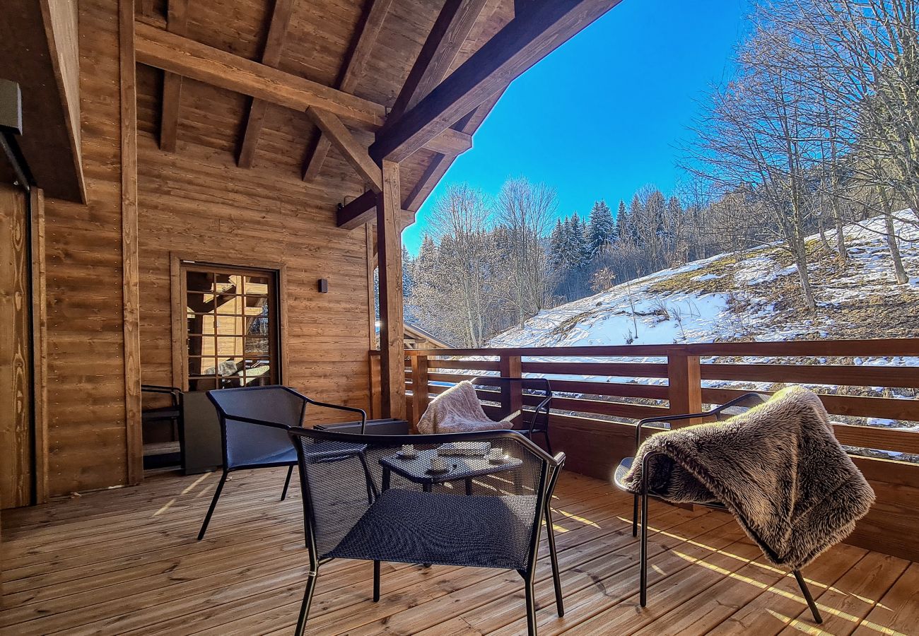 Chalet em Saint-Gervais-les-Bains - Chalet Remy - Chalet de luxe privé - Vues à 360°