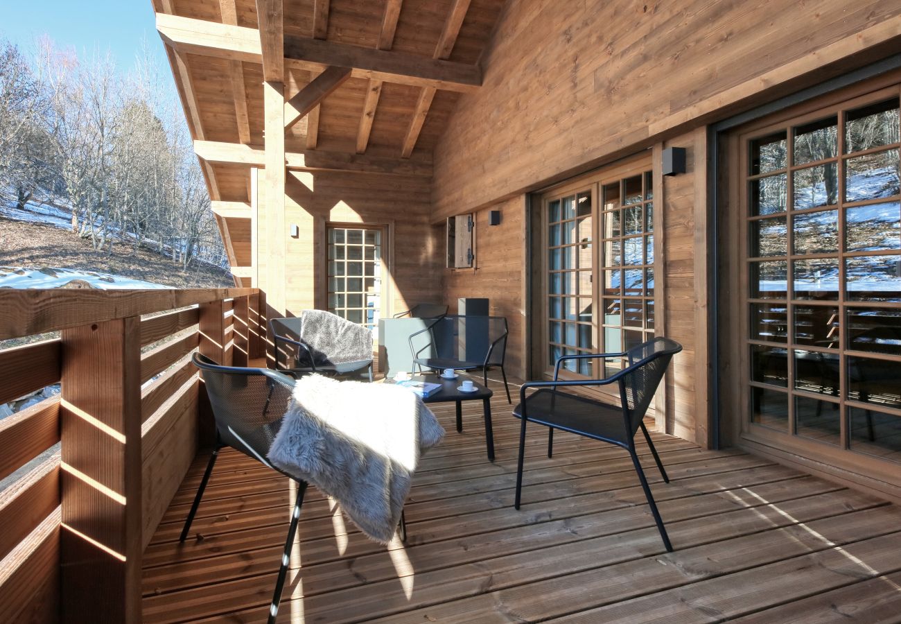 Chalet em Saint-Gervais-les-Bains - Chalet Remy - Chalet de luxe privé - Vues à 360°