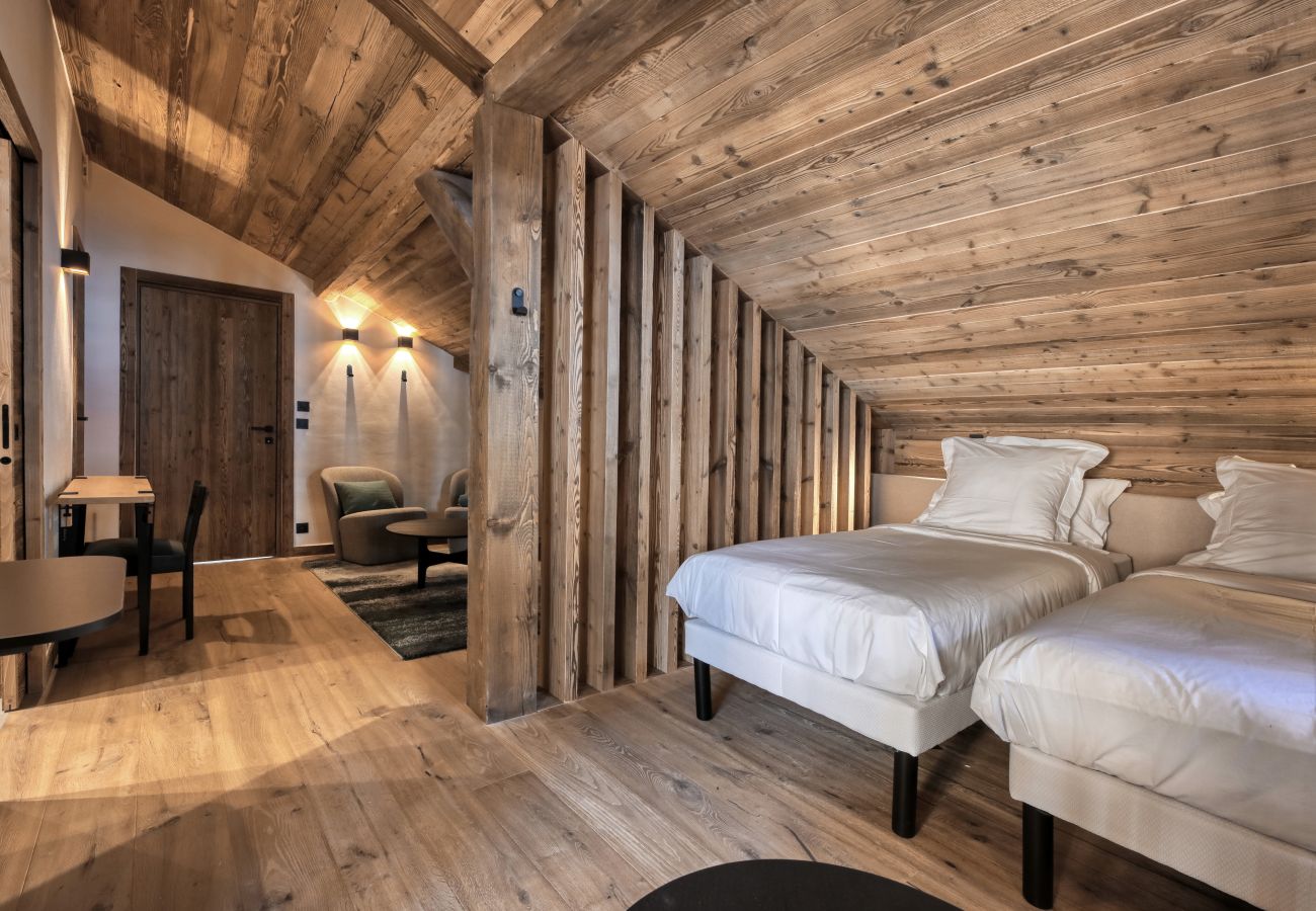 Chalet em Saint-Gervais-les-Bains - Chalet Remy - Chalet de luxe privé - Vues à 360°