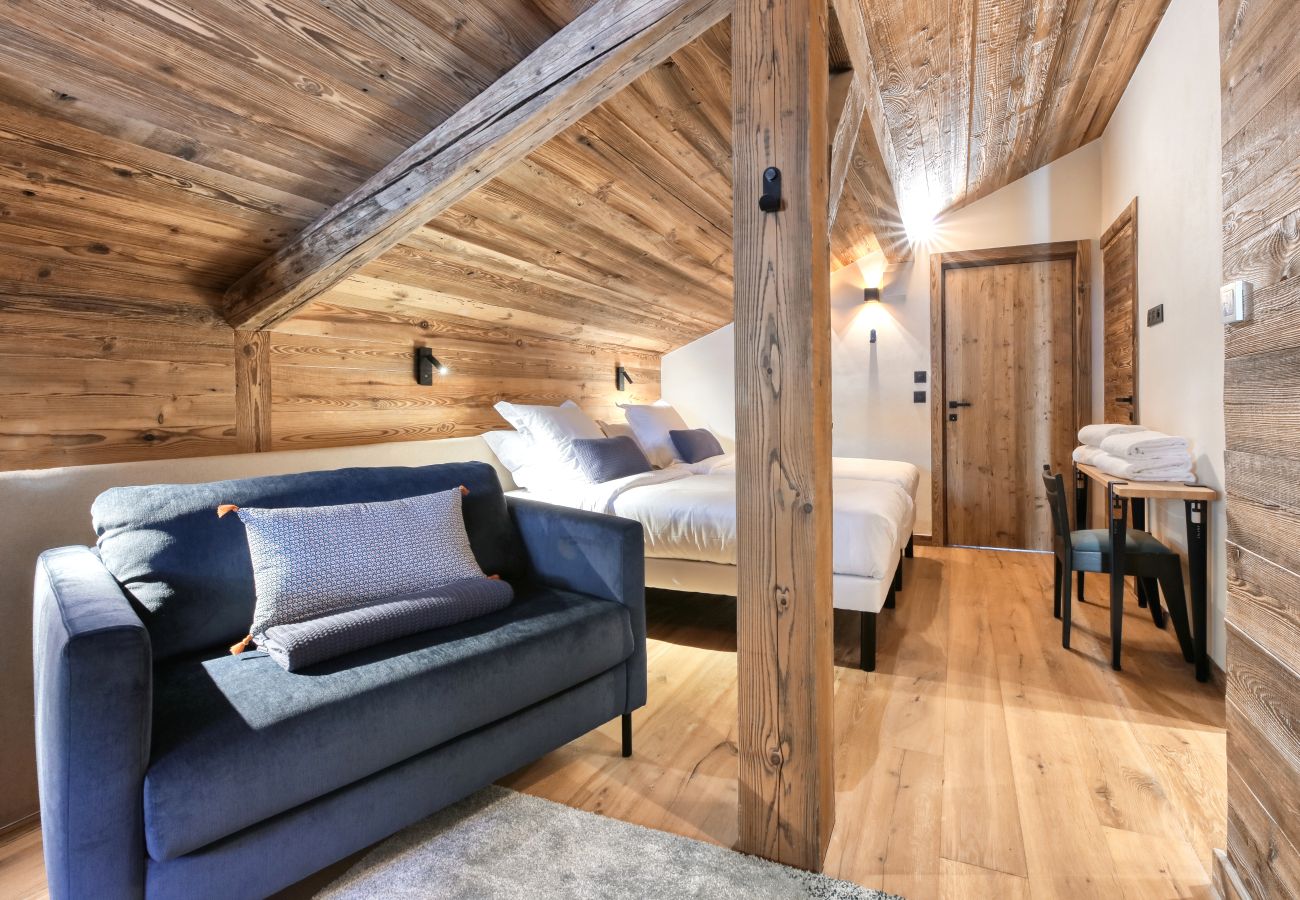 Chalet em Saint-Gervais-les-Bains - Chalet Remy - Chalet de luxe privé - Vues à 360°