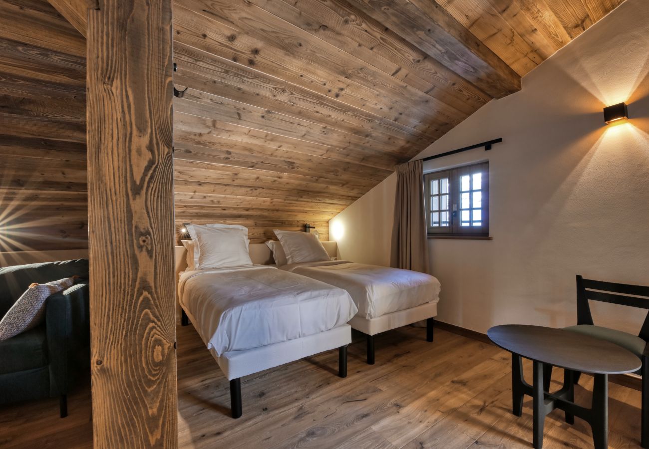 Chalet em Saint-Gervais-les-Bains - Chalet Remy - Chalet de luxe privé - Vues à 360°