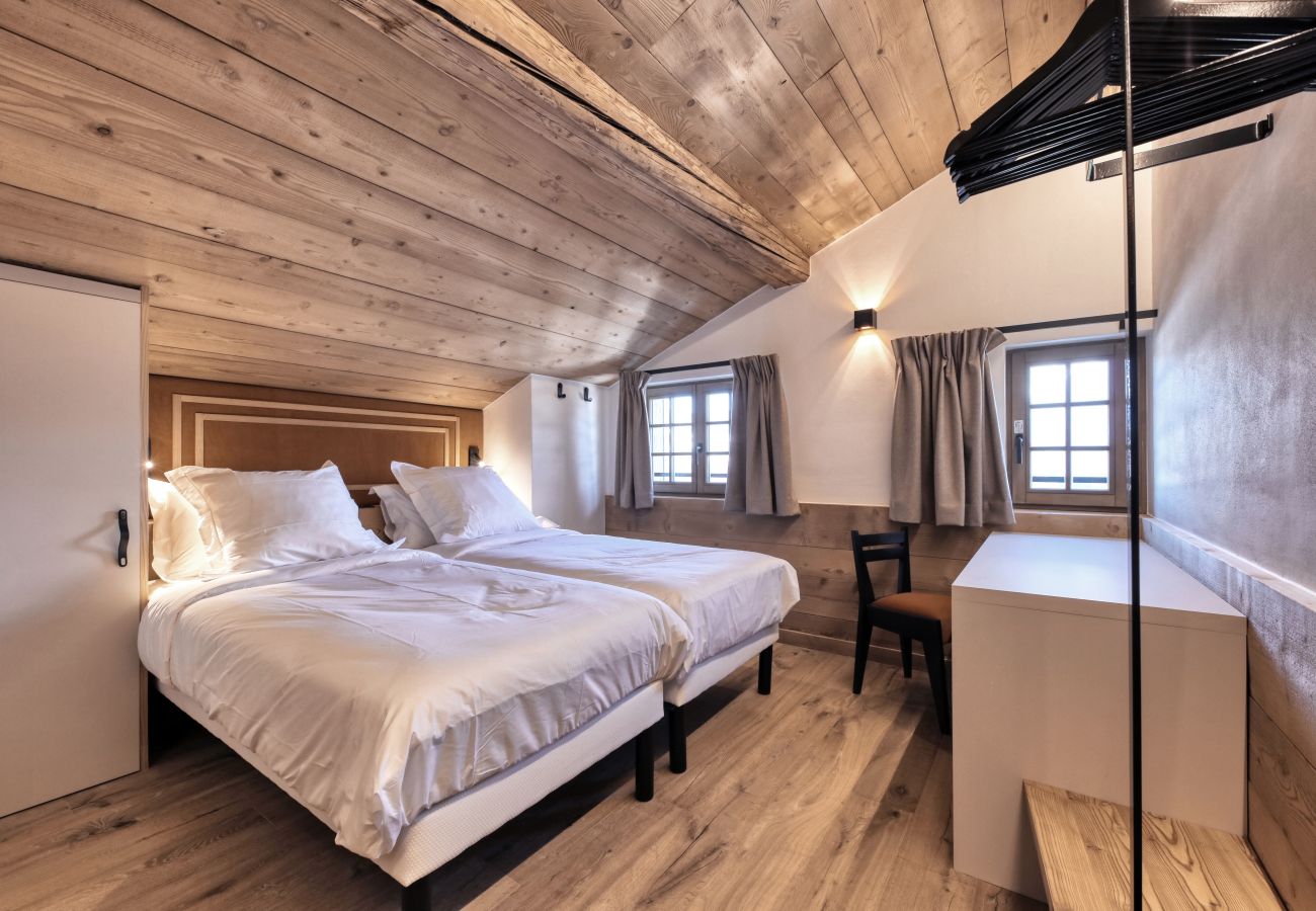 Chalet em Saint-Gervais-les-Bains - Chalet Remy - Chalet de luxe privé - Vues à 360°