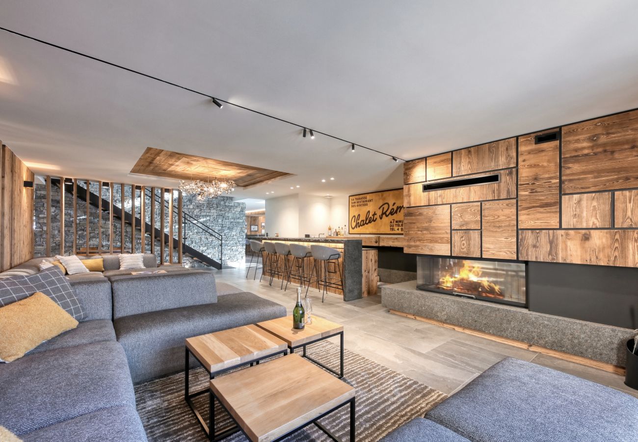 Chalet em Saint-Gervais-les-Bains - Chalet Remy - Chalet de luxe privé - Vues à 360°