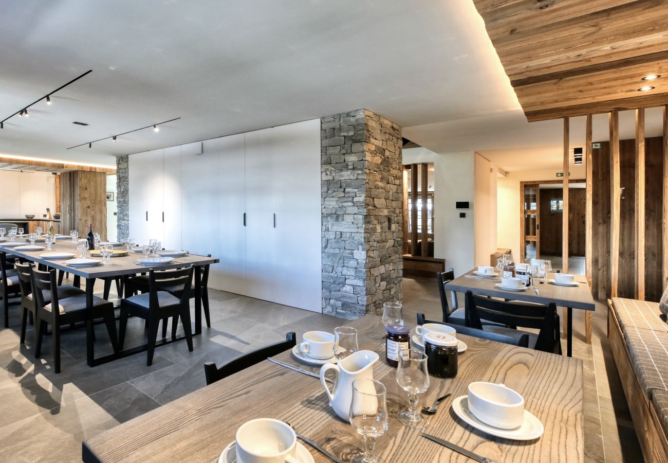 Chalet em Saint-Gervais-les-Bains - Chalet Remy - Chalet de luxe privé - Vues à 360°