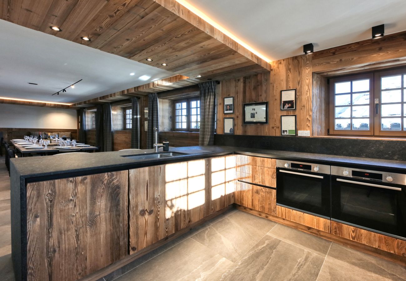 Chalet em Saint-Gervais-les-Bains - Chalet Remy - Chalet de luxe privé - Vues à 360°