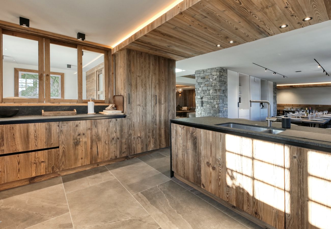 Chalet em Saint-Gervais-les-Bains - Chalet Remy - Chalet de luxe privé - Vues à 360°