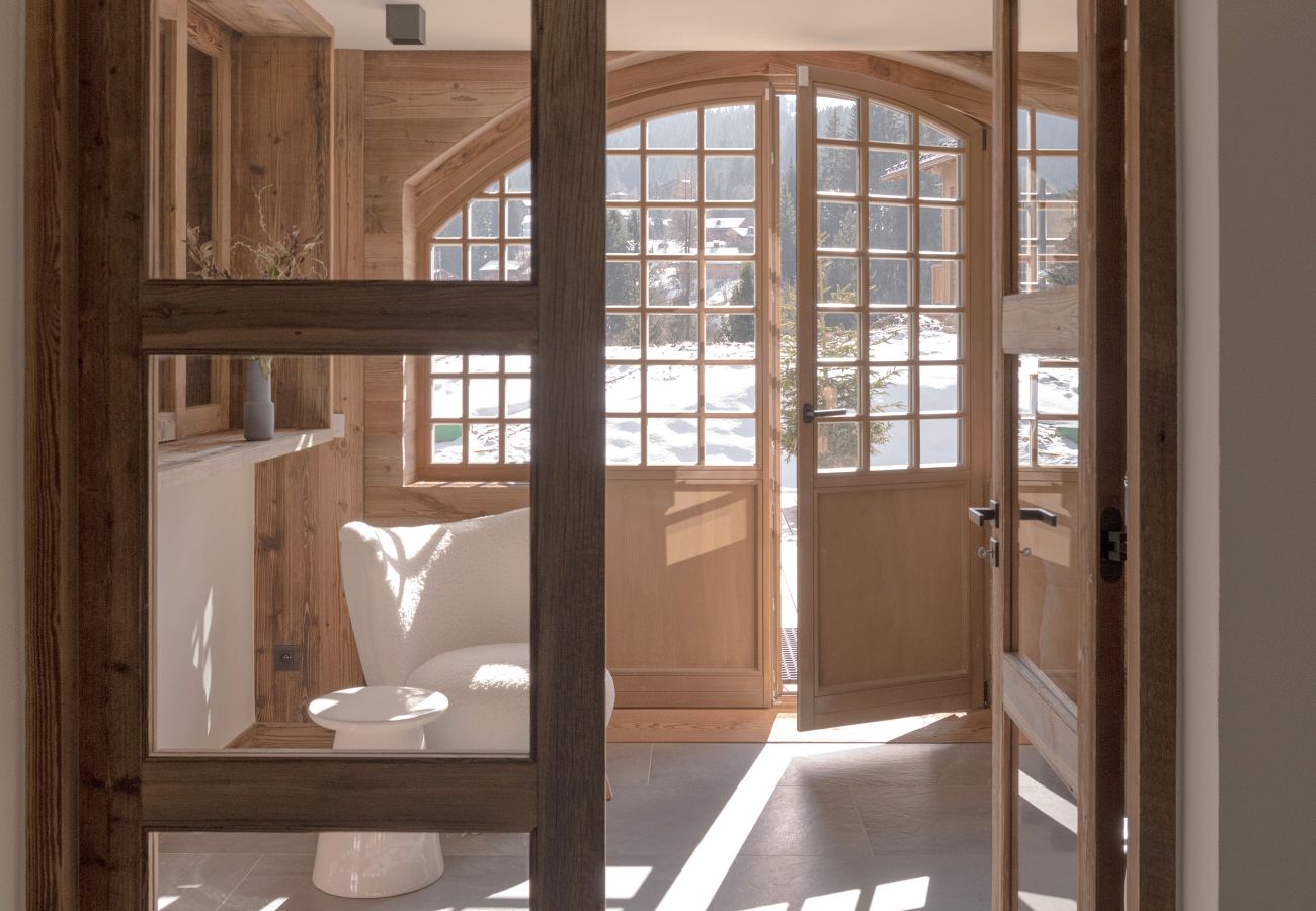 Chalet em Saint-Gervais-les-Bains - Chalet Remy - Chalet de luxe privé - Vues à 360°