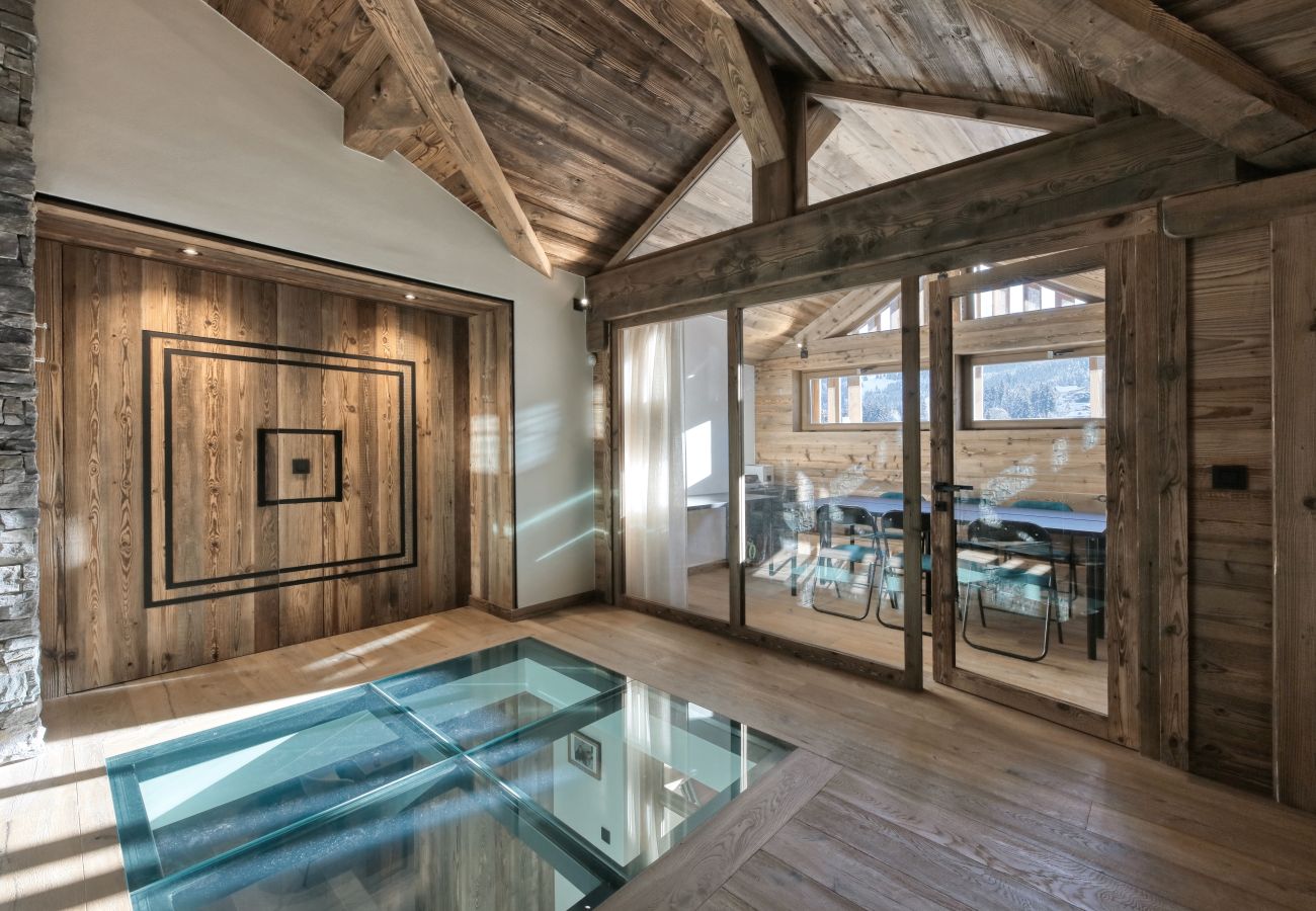 Chalet em Saint-Gervais-les-Bains - Chalet Remy - Chalet de luxe privé - Vues à 360°